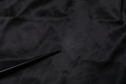 Dolce &amp; Gabbana – Unterhemd aus schwarzer Spitze und Seidenmischung