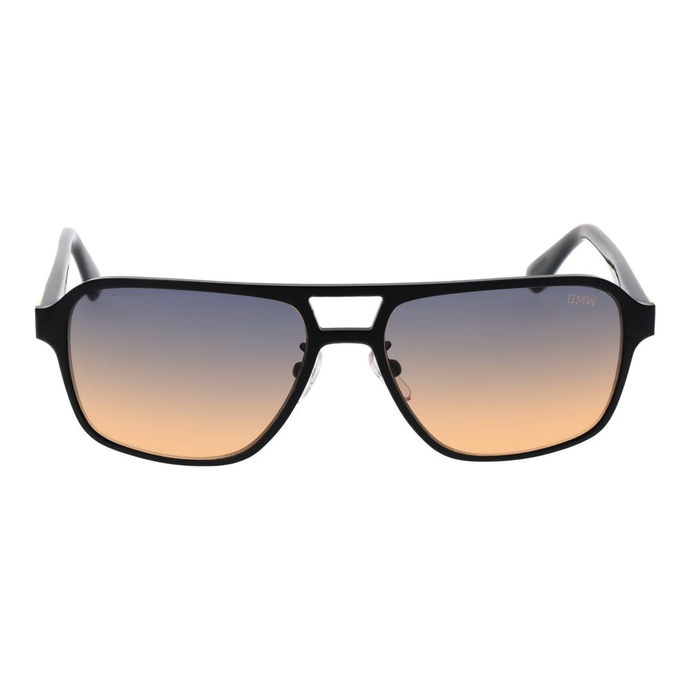 BMW Sonnenbrille aus schwarzem Aluminium