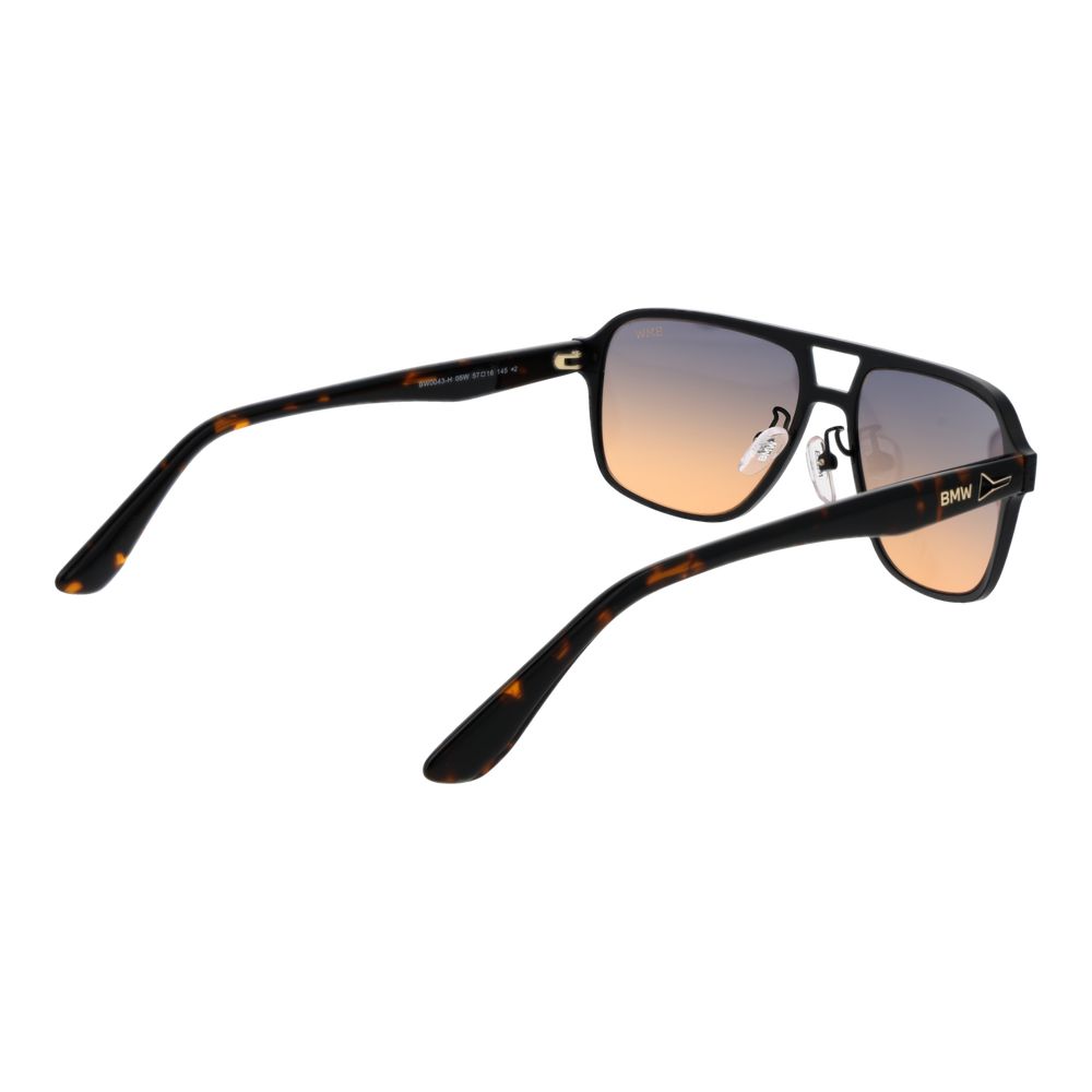 BMW Sonnenbrille aus schwarzem Aluminium