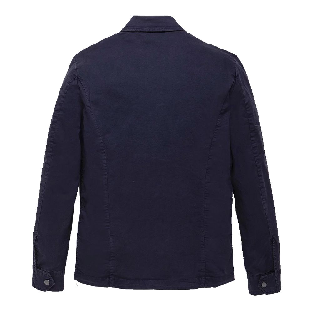 Refrigiwear Blue Cotton Men Jacket