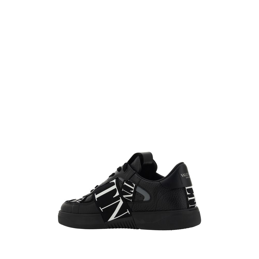 Valentino Garavani – Schwarze VL7N-Sneaker aus Leder