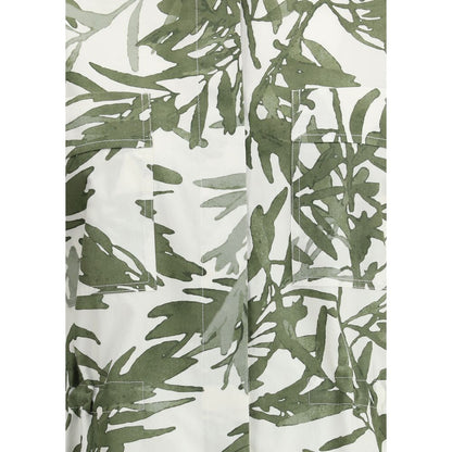 Brunello Cucinelli Baumwollhemd mit Mehrfarbenmuster