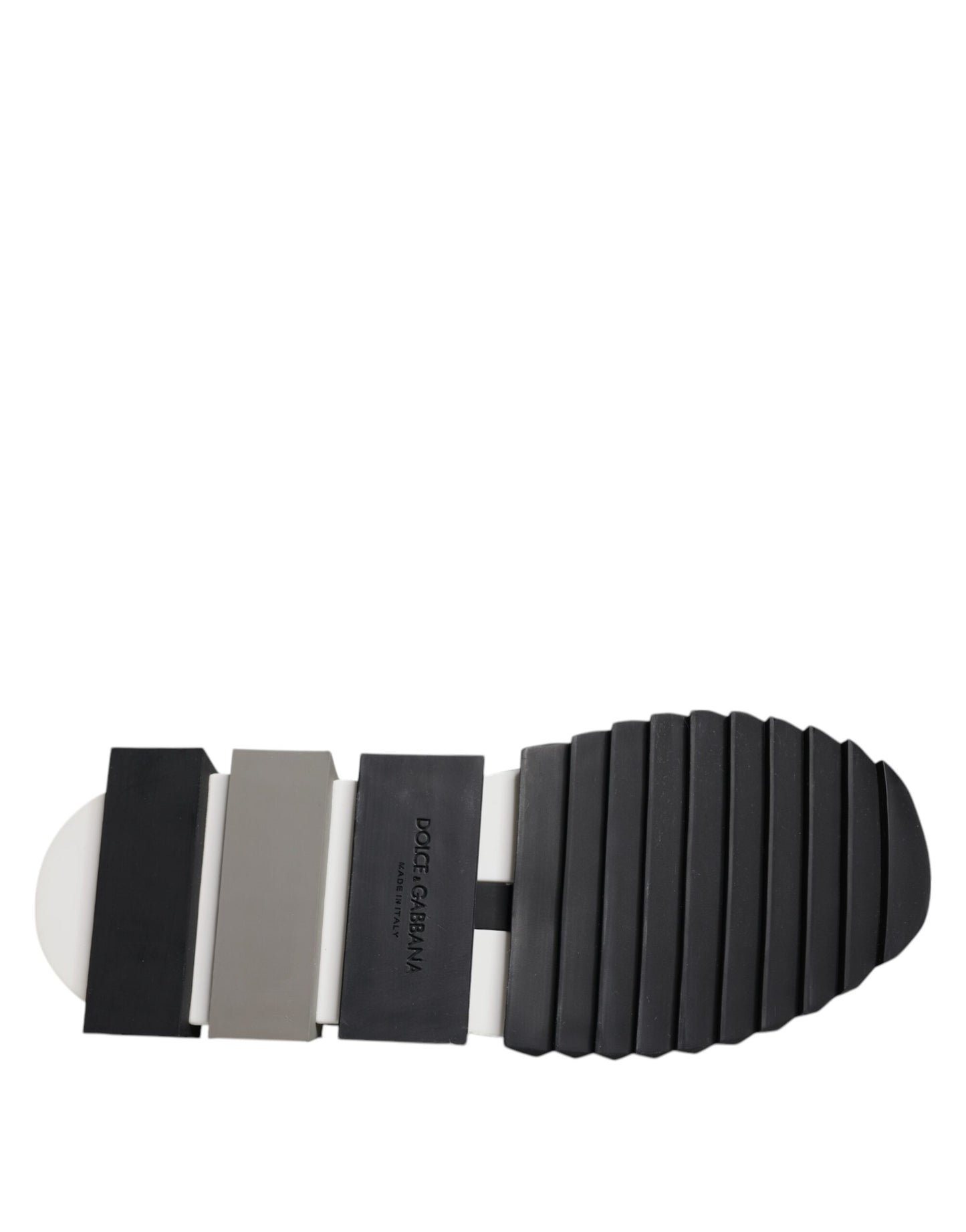 Dolce &amp; Gabbana Schwarz Weiß Slip On Sorrento Sneakers Schuhe