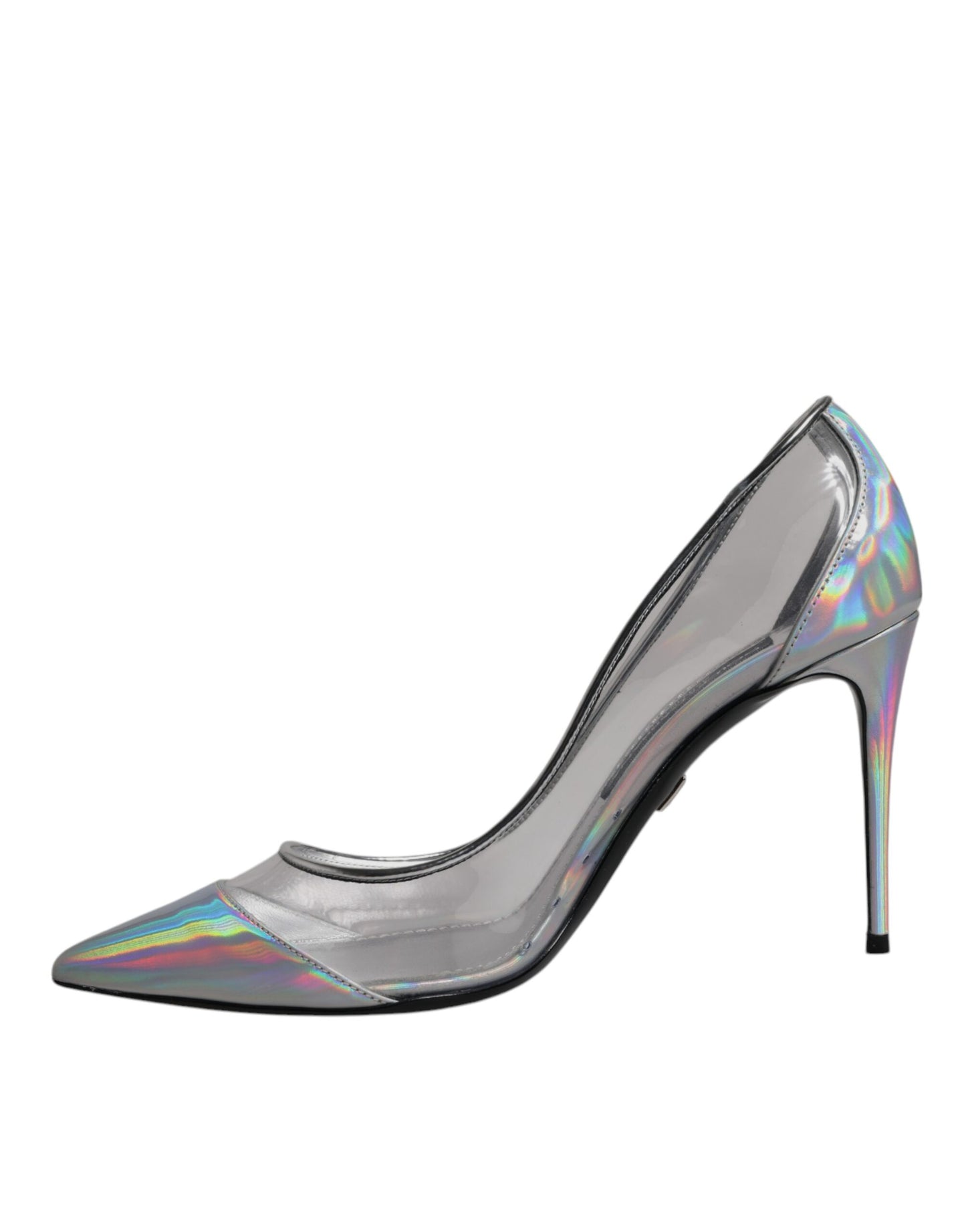 Dolce & Gabbana Multicolor Iridescent Pointed Toe Pumps Shoes