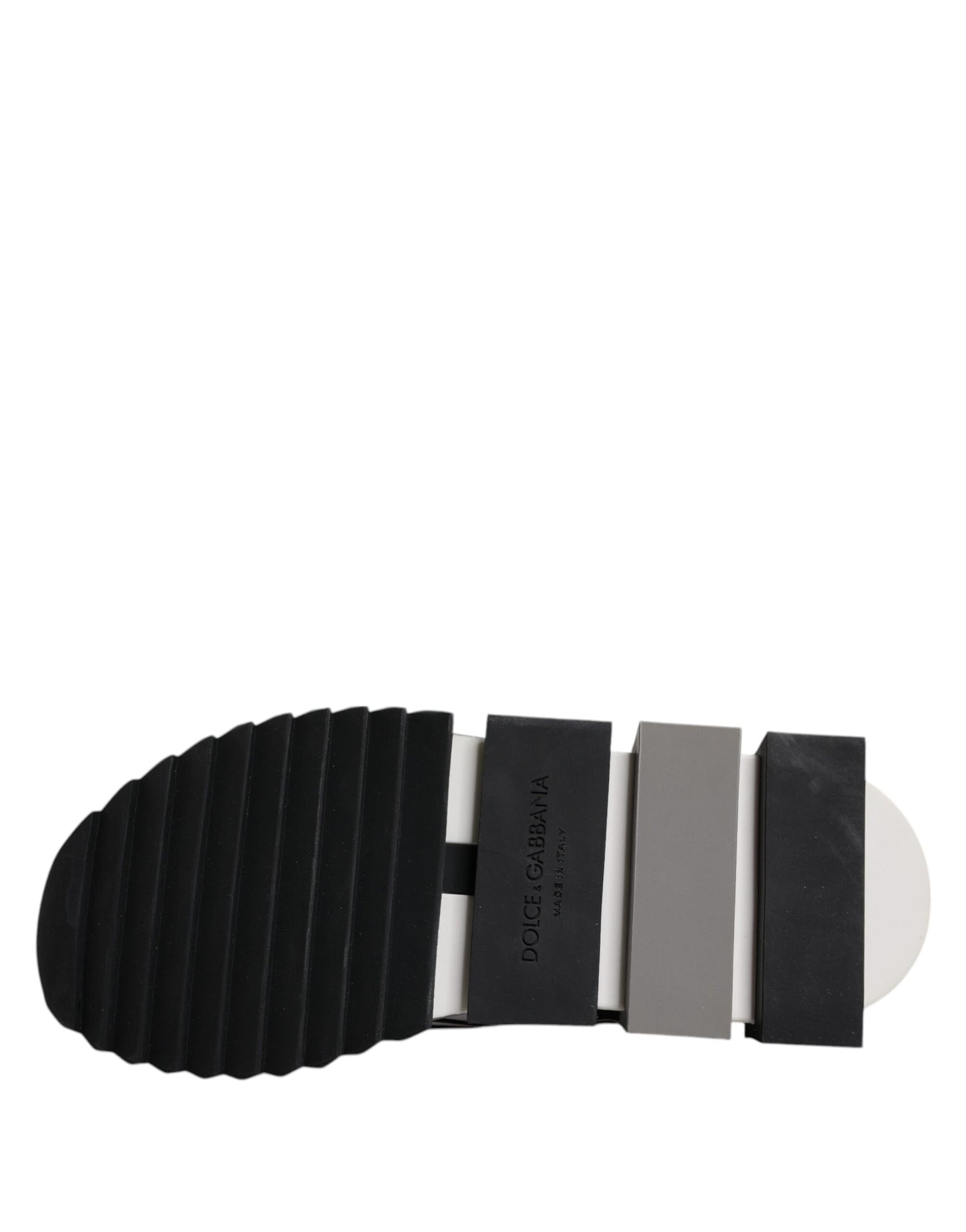 Dolce & Gabbana Black White Slip On Sorrento Sneakers Shoes