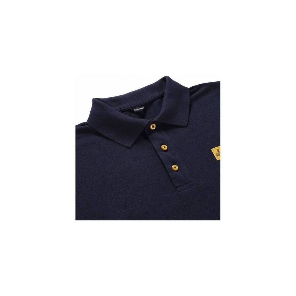 Refrigiwear Blue Cotton Polo Shirt