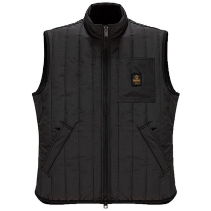 Refrigiwear Black Polyester Men's Quilted Vest
