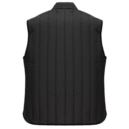 Refrigiwear Black Polyester Men's Quilted Vest