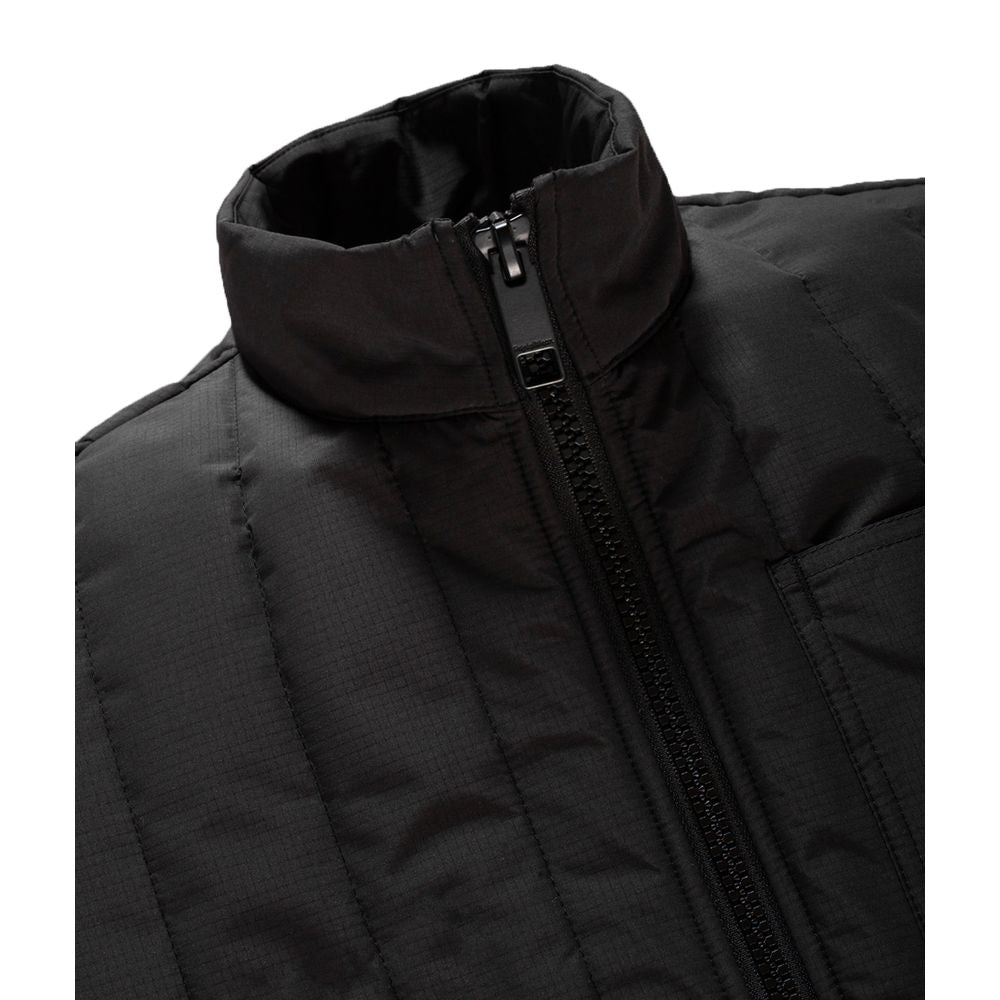 Refrigiwear Black Polyester Men's Quilted Vest