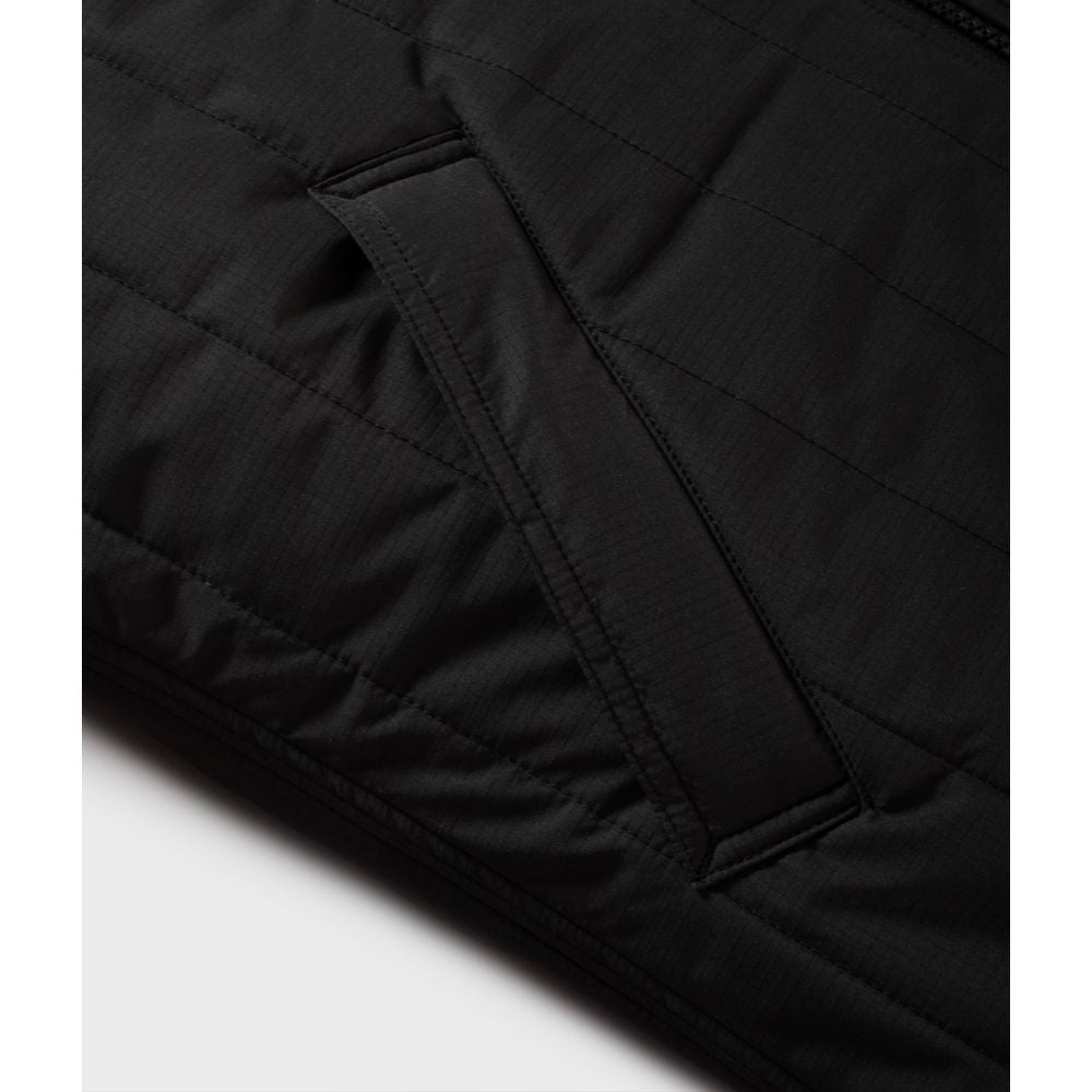 Refrigiwear Black Polyester Men's Quilted Vest