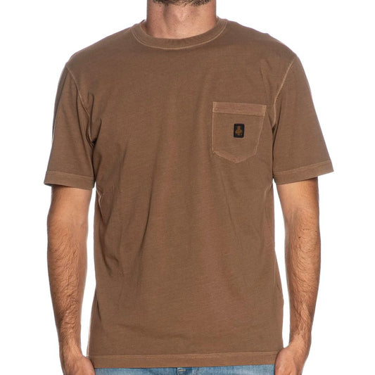 Refrigiwear Brown Cotton T-Shirt
