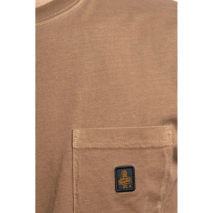 Refrigiwear Brown Cotton T-Shirt