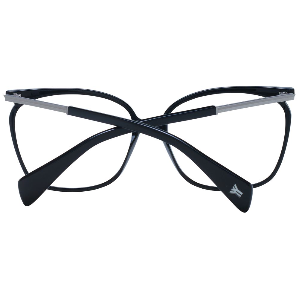Yohji Yamamoto Schwarze Damen-Brillenfassung