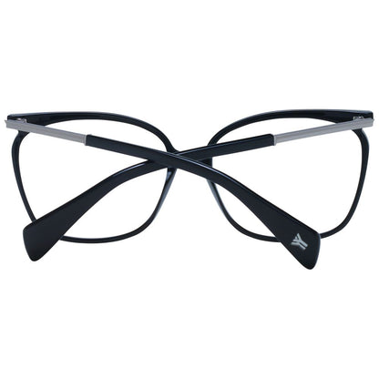 Yohji Yamamoto Schwarze Damen-Brillenfassung
