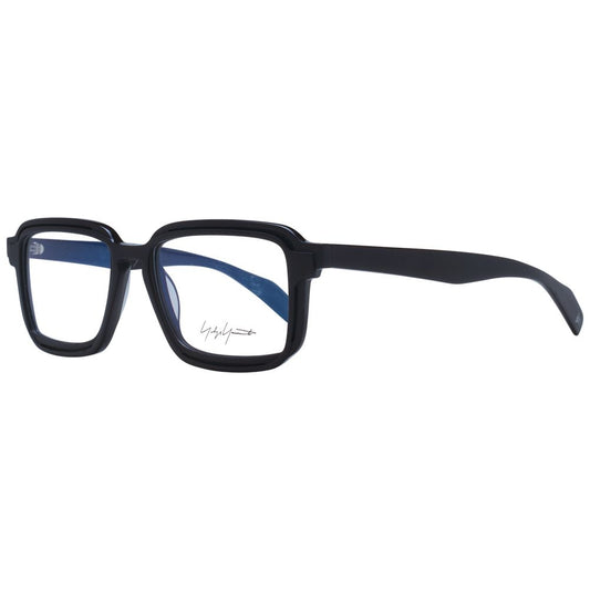 Yohji Yamamoto Schwarze Kunststoffbrille (Gestell)