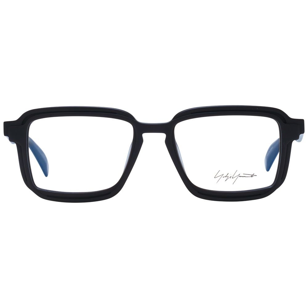 Yohji Yamamoto Schwarze Kunststoffbrille (Gestell)