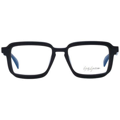 Yohji Yamamoto Schwarze Kunststoffbrille (Gestell)