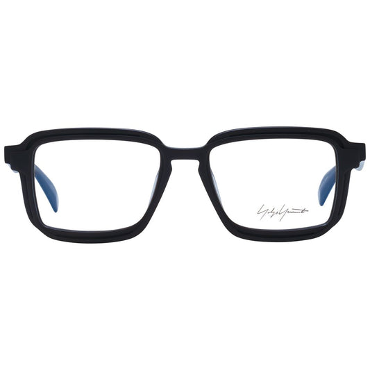 Yohji Yamamoto Schwarze Kunststoffbrille (Gestell)
