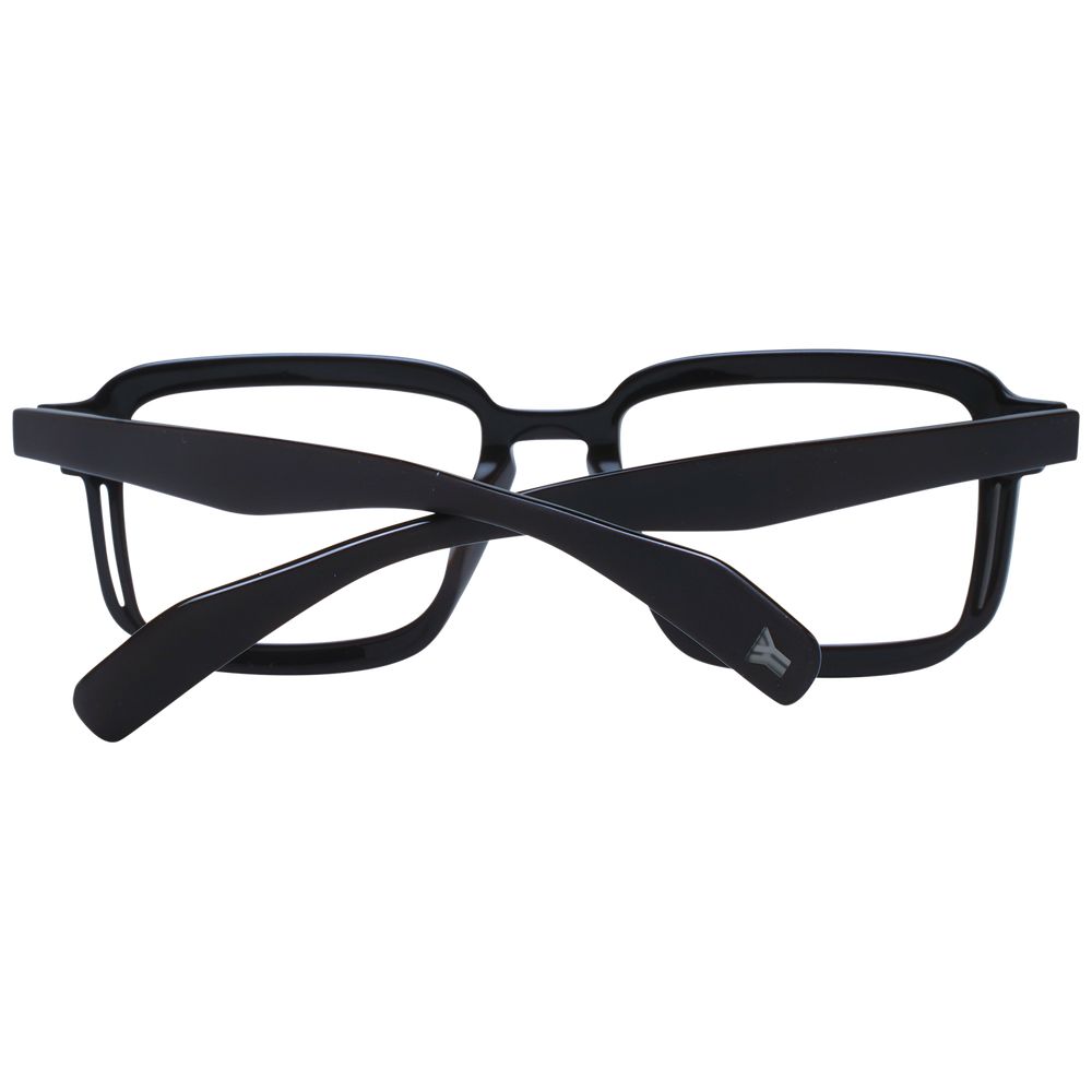 Yohji Yamamoto Schwarze Kunststoffbrille (Gestell)
