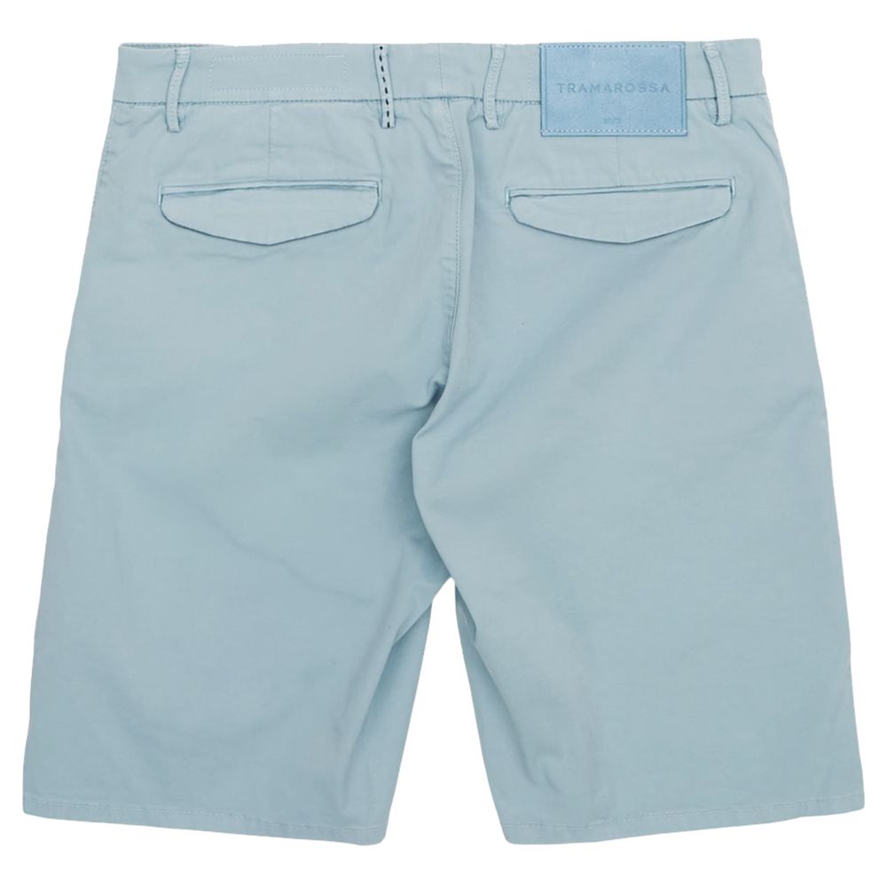 Tramarossa Hellblaue Leinenshorts für Herren