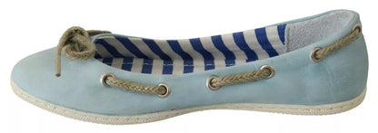 Pantofola D'Oro – Minnesota – Flache Slipper mit blauen Streifen