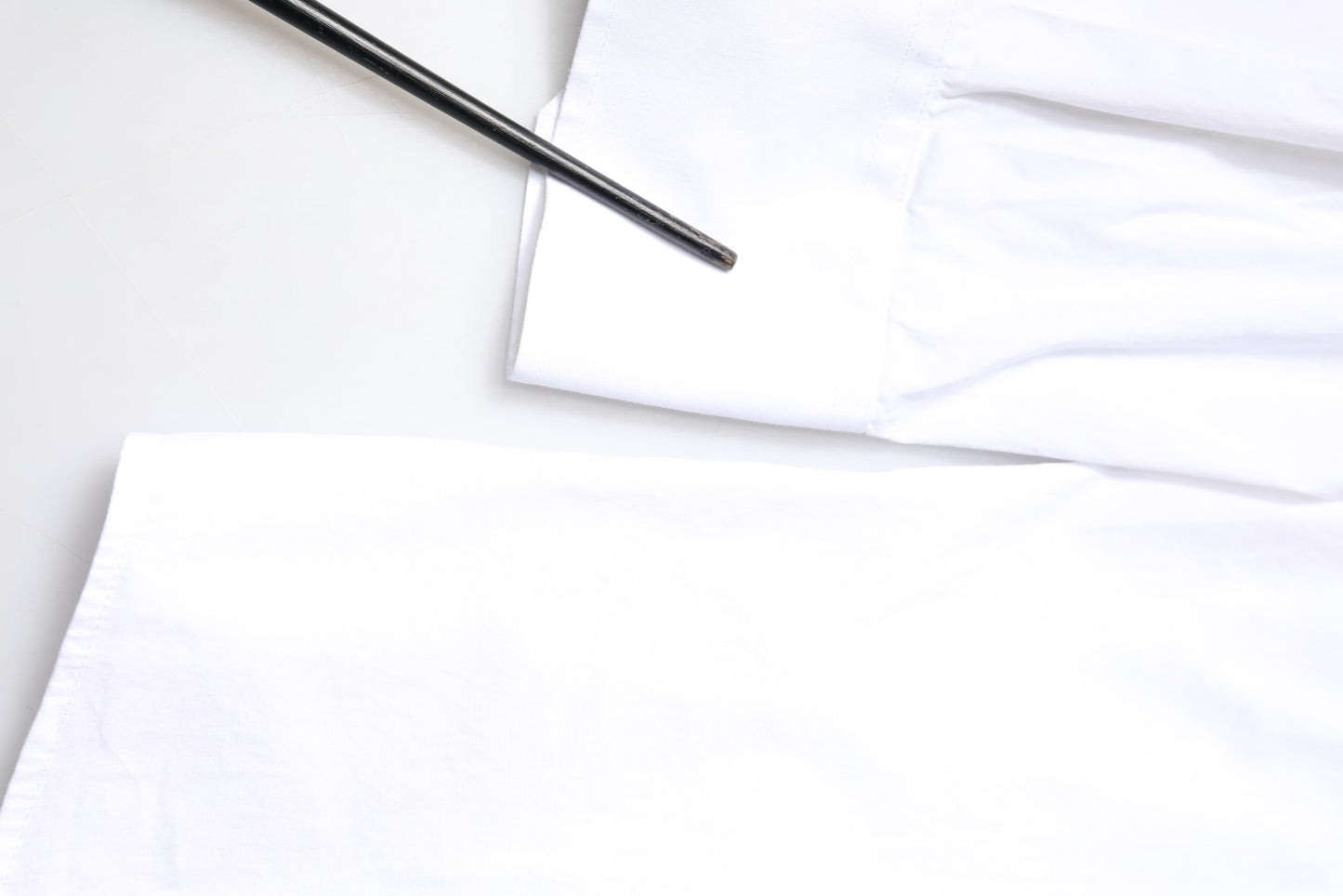 Dolce &amp; Gabbana Weiß GOLD Baumwolle Langarm Herren Hemd