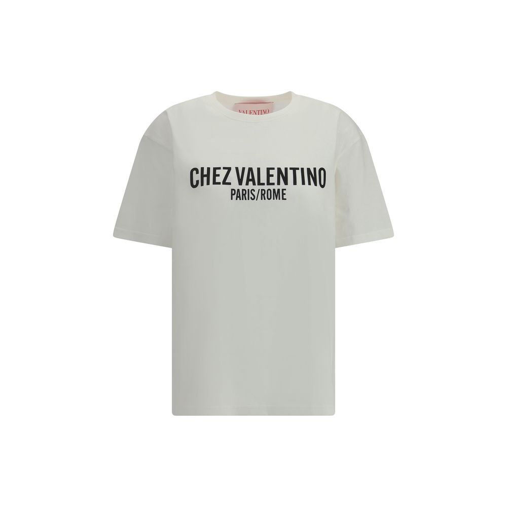 Baumwoll-T-Shirt mit Valentino-Logo