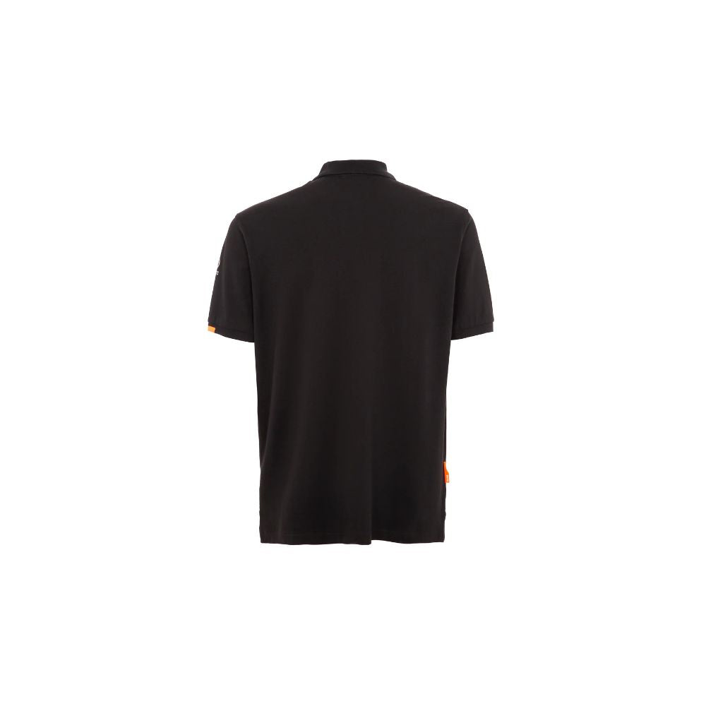 Schwarzes Poloshirt aus Baumwolle von Suns