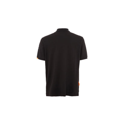 Schwarzes Poloshirt aus Baumwolle von Suns