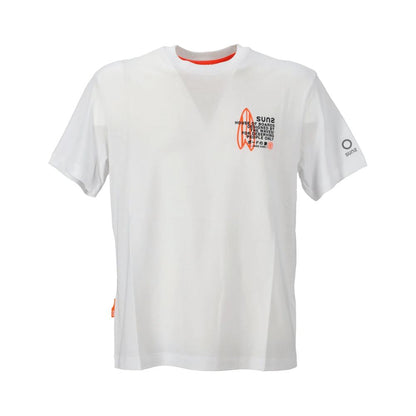 Weißes Baumwoll-T-Shirt von Suns