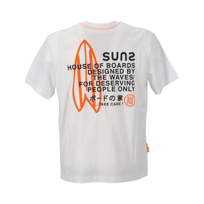 Weißes Baumwoll-T-Shirt von Suns