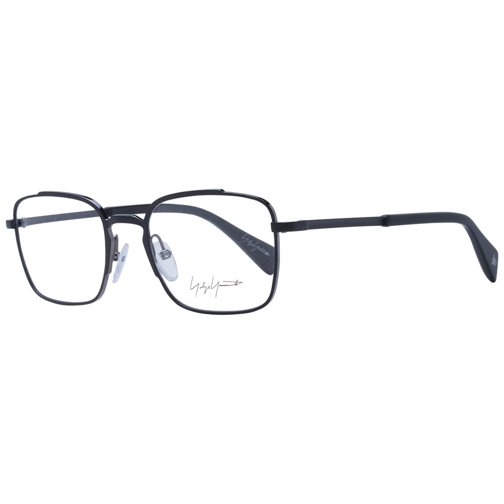 Yohji Yamamoto Schwarze Herren-Brillenfassung