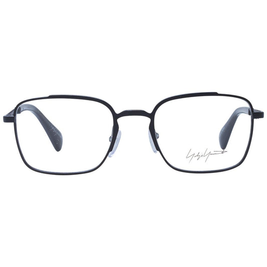 Yohji Yamamoto Schwarze Herren-Brillenfassung