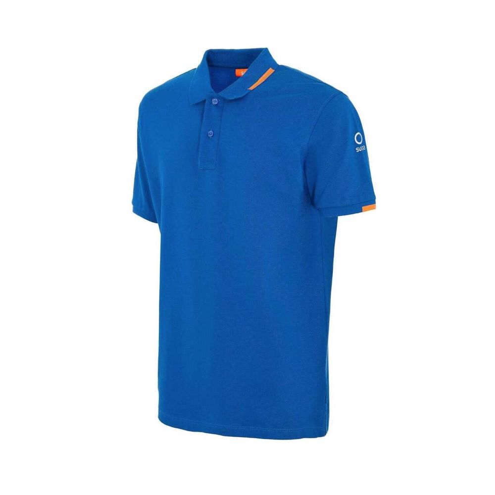Suns – Blaues Poloshirt aus Baumwolle