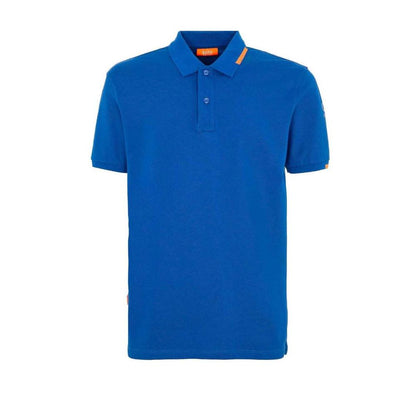 Suns – Blaues Poloshirt aus Baumwolle