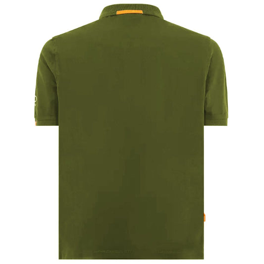 Suns Grünes Poloshirt aus Baumwolle