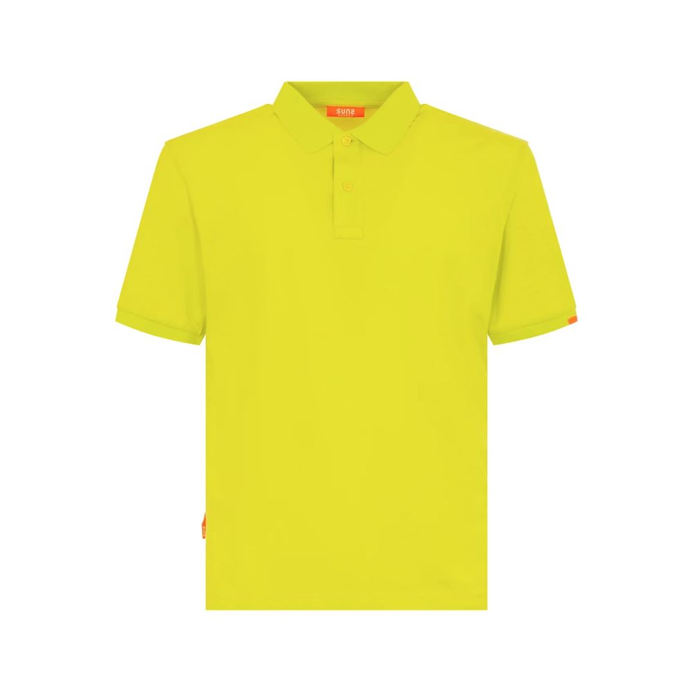 Suns Gelbes Baumwoll-Poloshirt