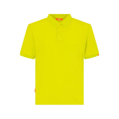 Suns Gelbes Baumwoll-Poloshirt