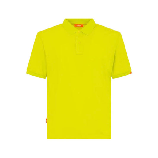 Suns Gelbes Baumwoll-Poloshirt