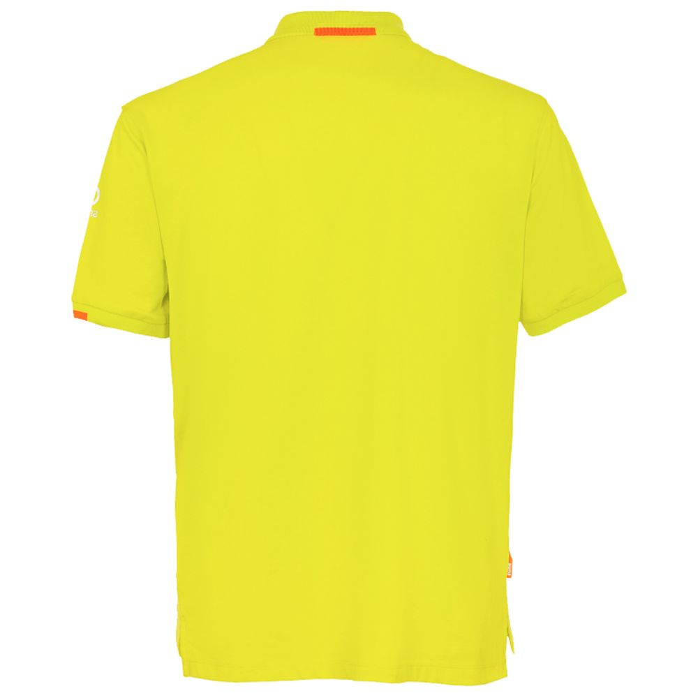Suns Gelbes Baumwoll-Poloshirt