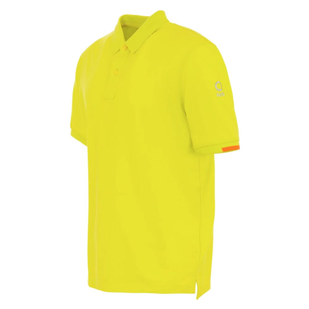 Suns Gelbes Baumwoll-Poloshirt