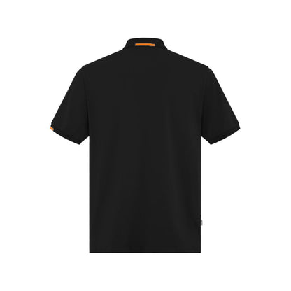 Schwarzes Poloshirt aus Baumwolle von Suns