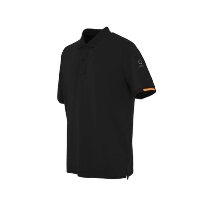 Schwarzes Poloshirt aus Baumwolle von Suns