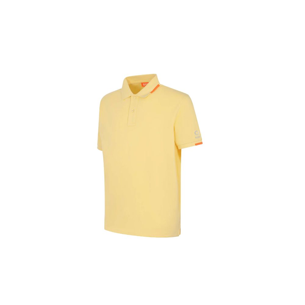 Suns – Gelbes Poloshirt aus Baumwolle