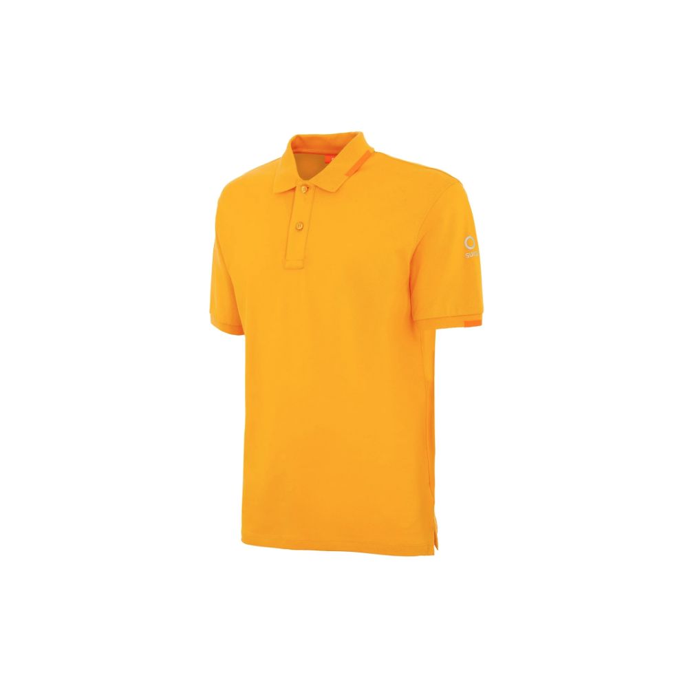 Orangefarbenes Baumwoll-Poloshirt von Suns