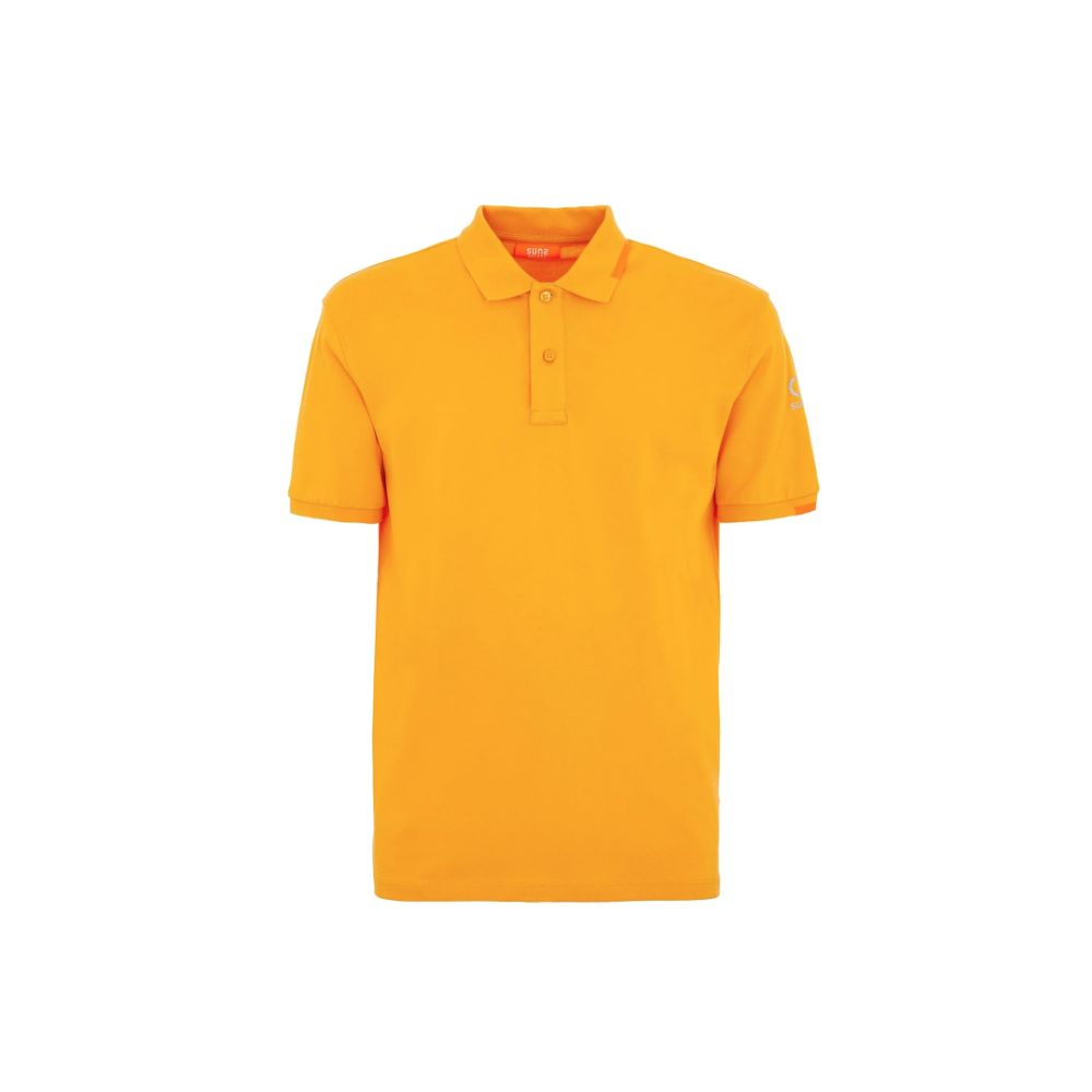Orangefarbenes Baumwoll-Poloshirt von Suns