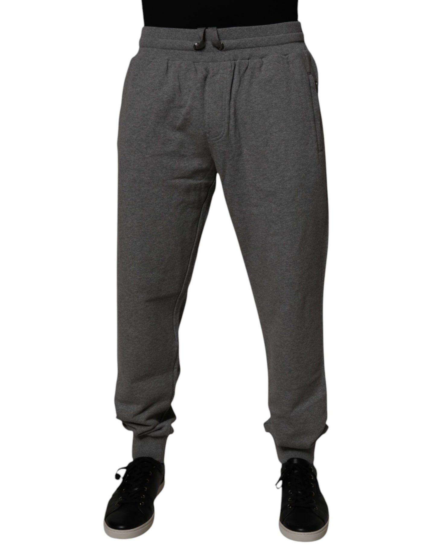 Dolce &amp; Gabbana Graue Jogginghose aus Baumwolle mit Logo für Herren