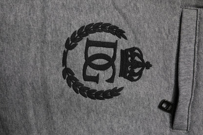 Dolce &amp; Gabbana Graue Jogginghose aus Baumwolle mit Logo für Herren