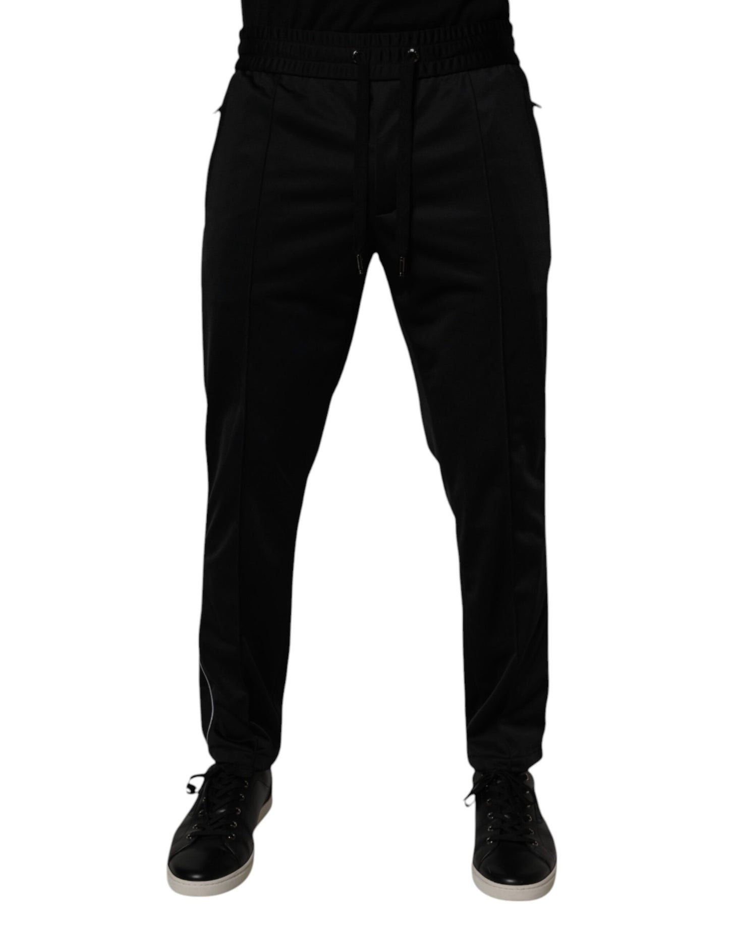 Dolce &amp; Gabbana Schwarze Polyester-Jogginghose für Herren