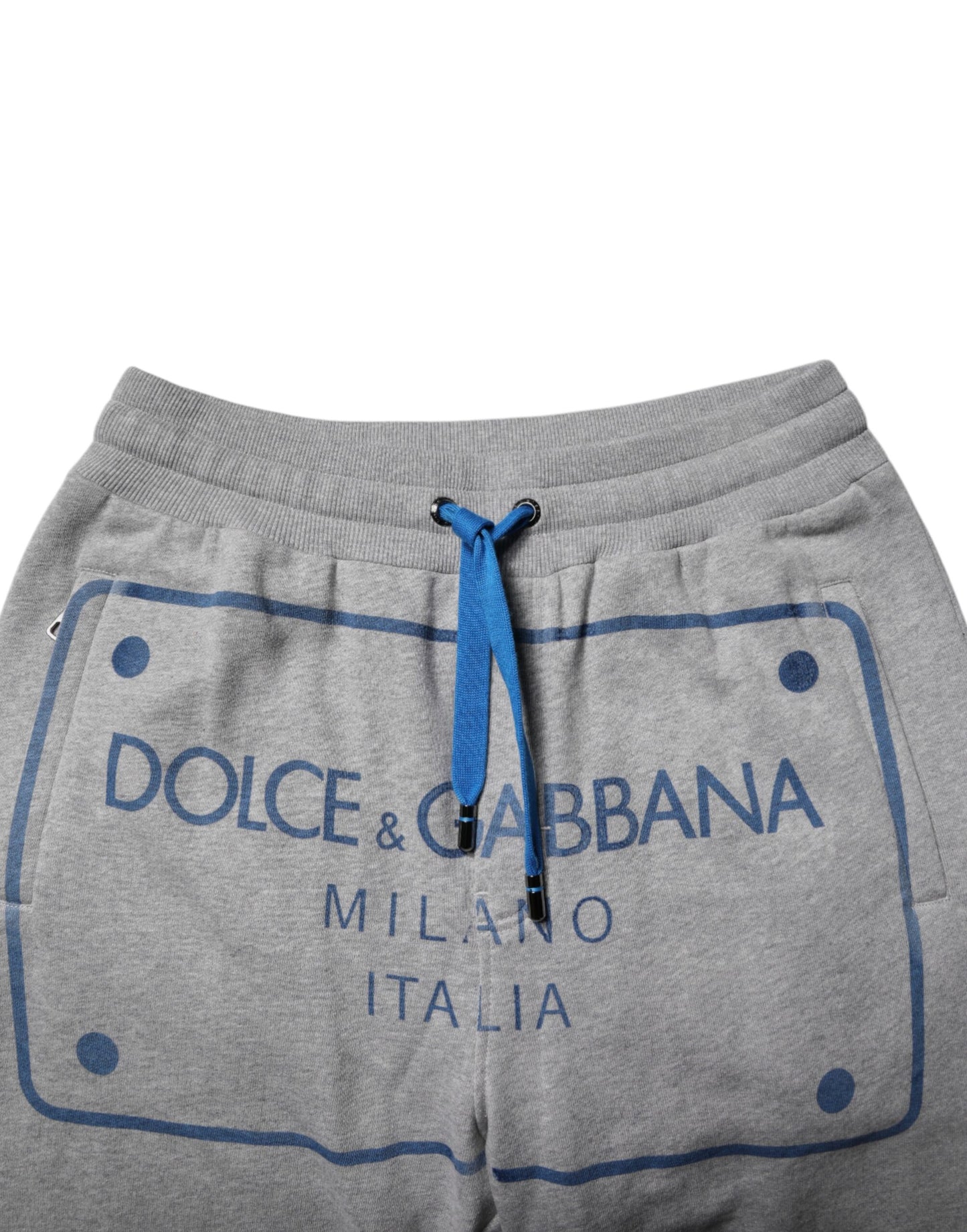 Dolce &amp; Gabbana Graue Jogginghose aus Baumwolle mit Logo für Herren